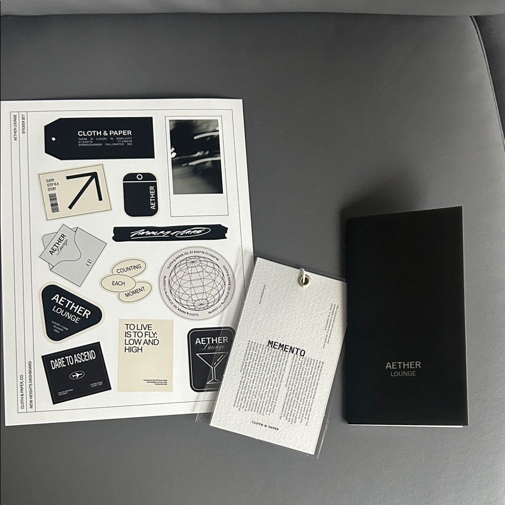 C&P stickers and journaling card